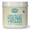 BUBS Naturals MCT Oil Powder - Premium MCT Oil & Keto Coffee Creamer - Vegan & Paleo Prijazno - Zdrava kokosova maščoba + Nizka karb - Mlečni prosti vir energije za stresanje, napitke in peko (10.6 oz)