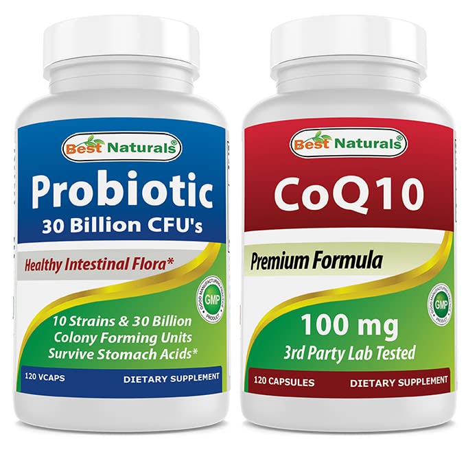 Najboljši naravni probiotik 10 sevi & 30 milijard CFU & COQ10 100 mg