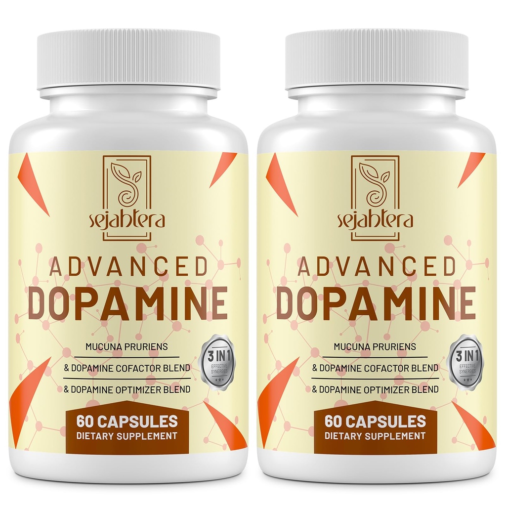 Dopamin dodatek-Mucuna Pruriens ekstrakt semena, Premium vitamini, minerali, in naravne rastline ekstrakti za duševnega pogona, jasnost, Fokus-120 kapsule