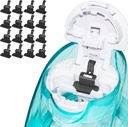 FireAnt Silicijeve soli Pods ponovno napolni pribor Združljiv z Navage Nazal Care, 16 Pack Reaser Silicijeve soli Pads ponovno napolni zamenjave, enostavno delovanje (Črna 16 Packs)