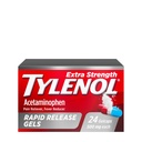 Tilenol ekstra moč acetatfen hitro sproščanje geli, ekstra moč bolečina Reliever in zvišana telesna temperatura reduktor, gelkapi z lasersko drilled luknje, 500 mg acetatfen, 24 ct