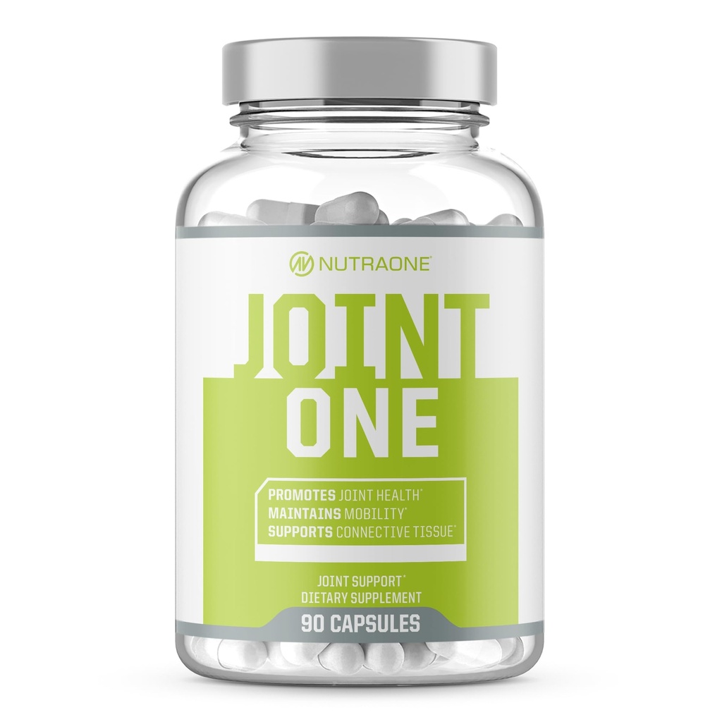 JointOne skupna podpora NutraOne - Skupni dodatek za ženske in moške za pomoč ohranjati skupno zdravje z Collagen, glukozamin, in kurkuma* (90 kapsul)
