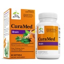 Terry seveda CuraMed možganov - Prehranska dopolnila za podporo Clarity & Focus - Možgansko zdravje dodatek z Curcumin & Kurkumin Essential Oil za pomoč Koncentracija - 60 Softgels