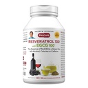 ANDREW LESSMAN Resveratrol-100 EGCG 100mg - 180 kapsul - dva naravno prisotna antioksidanta, brez alkohola ali kofeina.