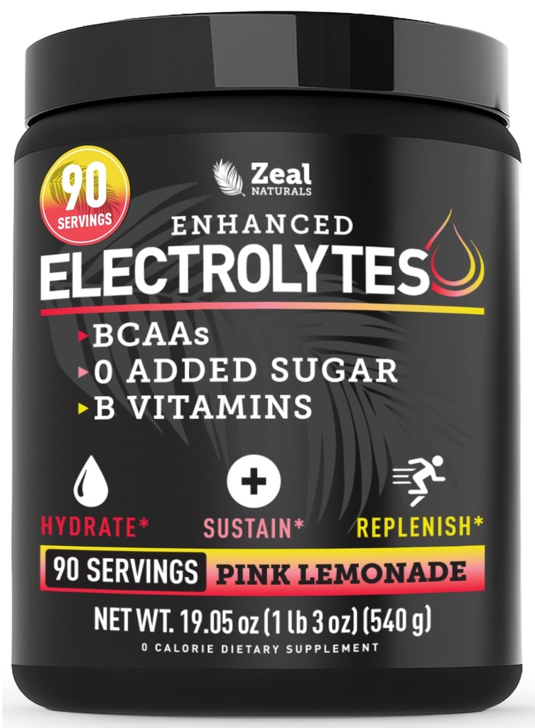 Zeal Naturals Elektrolit Powder Recovery Drink (90 Servinges 
