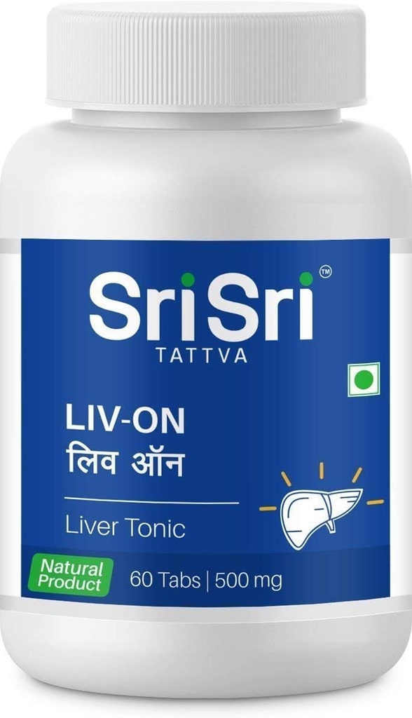 Sri Sri Izdelki Liv-On - 60 Tab (za vse težave, povezane z jetri) X 1