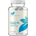 Clear Formule Hitra absorpcija CoQ10 200mg - Koencim Q10 Močen antioksidant za srce energije in staranja podpora - Visoko stabilnost CoQ10 Ubikinon kapsule - Izdelano v cGMP US Lab