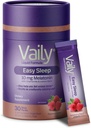Vaily Liquid Melatonin 10mg, Lemon Balm Extract Izboljšan cikel spanja - Malina Okusno spanje dopolnila, Pomoč za spanje Tekoči za odrasle - Kamilični ekstrakt Naravni spanec & Sprostitev Aid - 30 odmerkov