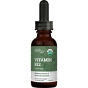 Ekološki vegan Vitamin B12 Podjezična tekočina - 2500mcg Metilkobalamin Kapljice za naravno energijo, Presnova Zdravje in Imunski sistem Podpora - 1 Fl Oz