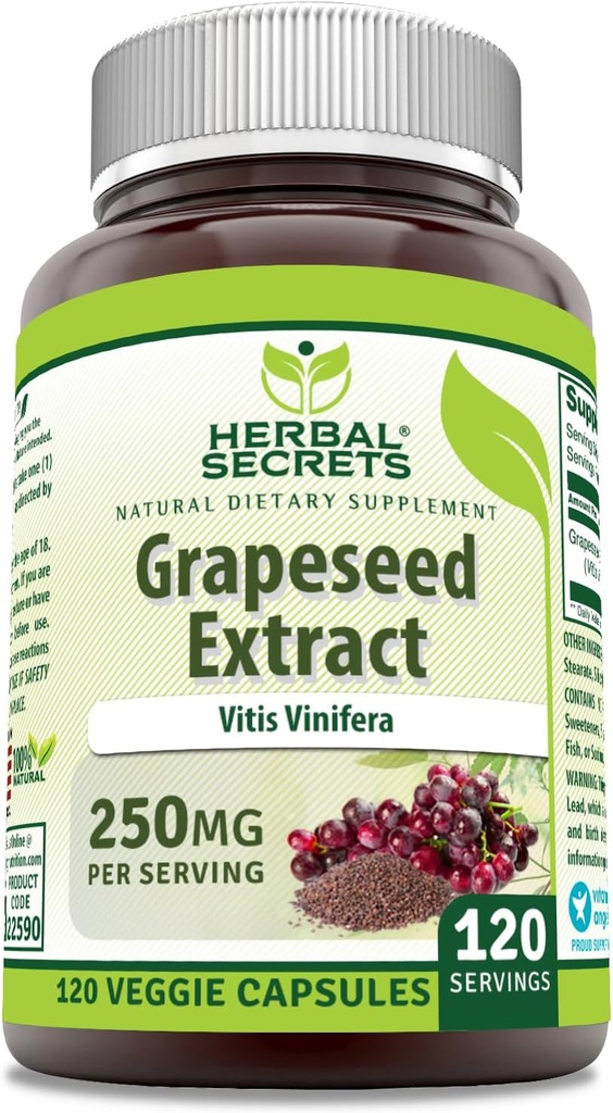 Herbal Secrets Grapese Seme Extract Supplement 