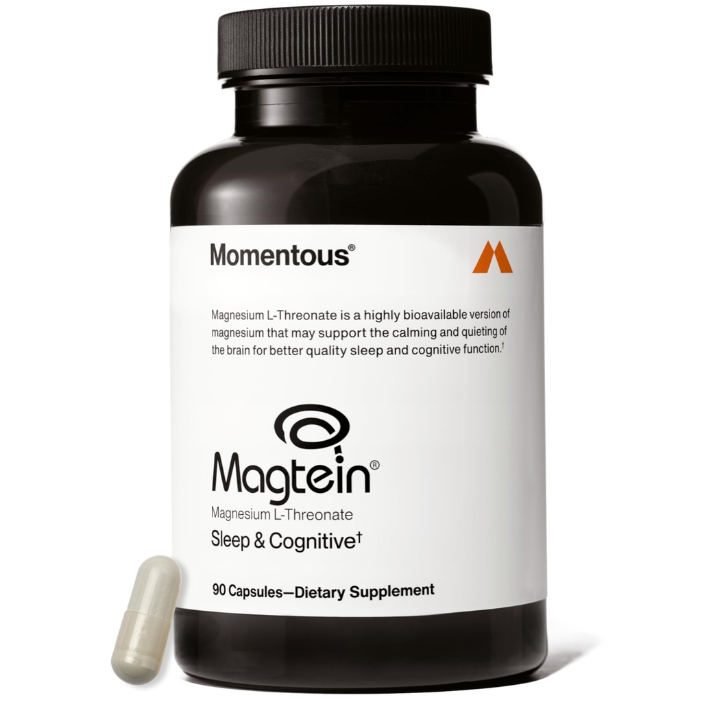 Trenuten Magnezijev L-treonat - Brain & Rest Support Supplement - Povečuje kognitivne funkcije in kakovost spanja - NSF Certified for Sport -145 mg - 30 Servings