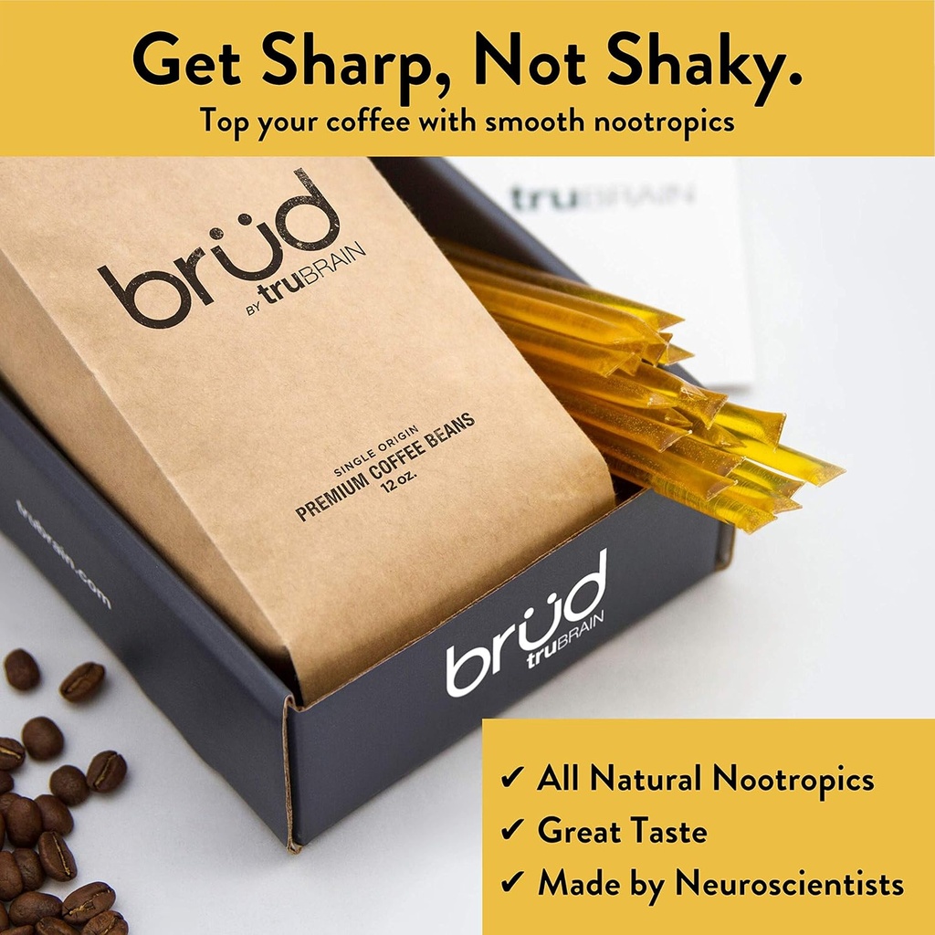 TruBrain Nootropic Coffee Energy, Clarity. Hitro absorbiranje nootropiki 