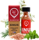 4Elementum Sinus Himalajan Salt Inhaler - Infunded z naravnim evkaliptus, Peppermint in Rosemary - Podpira Relief od alergije, prehladov in prebavnih motenj