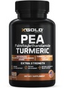 Pea Palmitoyletanolamid + Turmeric Curcumin Complex – 1600mg Micronized 99% & 95% kurkuminoidi – Visoka moč skupna podpora, Mobilnost in Comfort – Made in USA