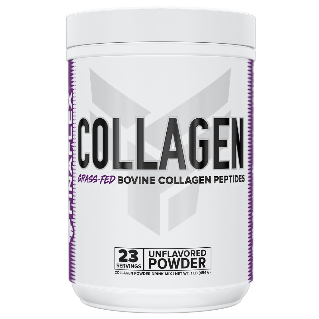 FINAFLEX Pure Collagen, Unflavored - 1 lb - Podpira lase, kožo, nohte in sklepe - 19 g govejih kolagenov kolagena na strežbo - 23 strežnikov