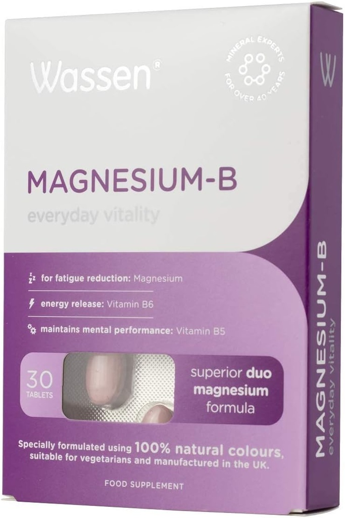 Wassen Magnezij B 30 Tablete Wassen International
