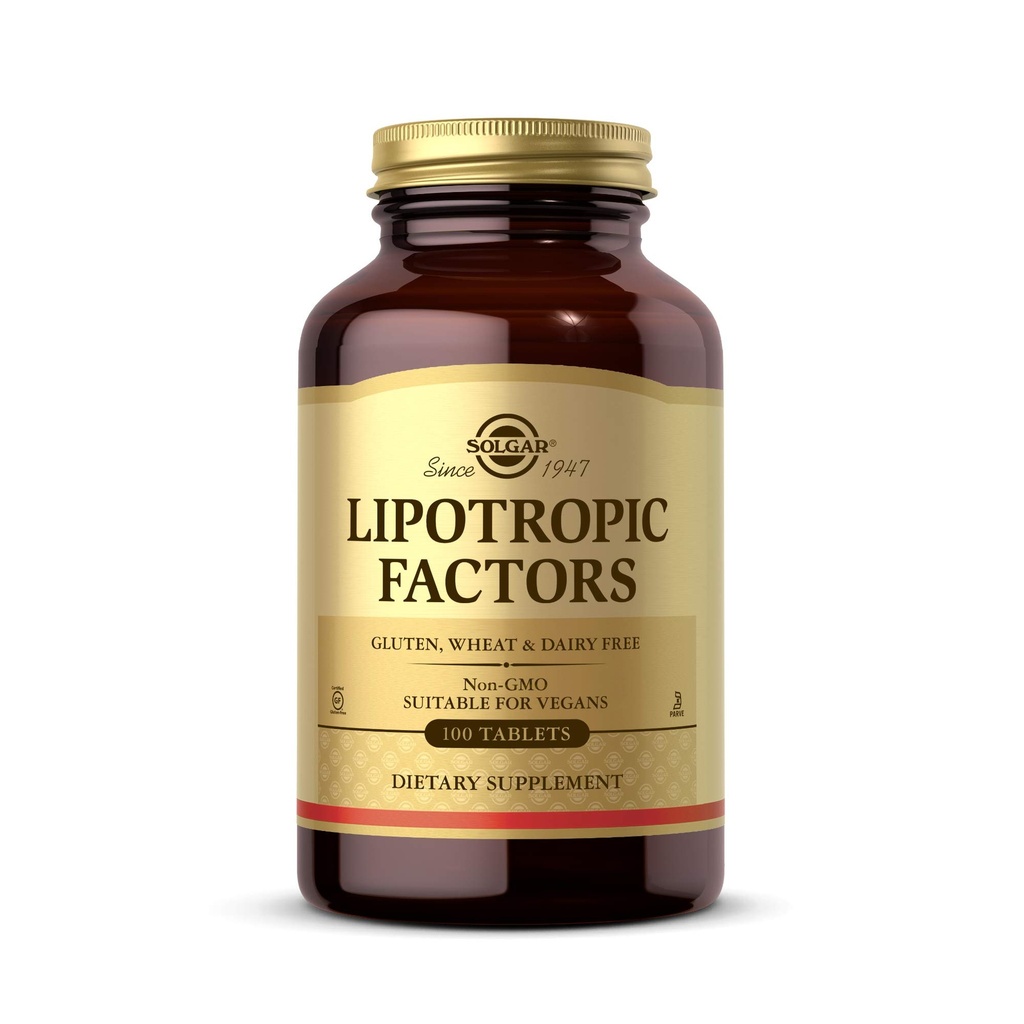 Lipotropni faktorji Solgar 100 zavihkov