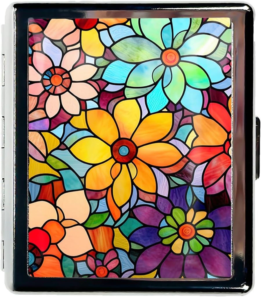 Potovalne tablete Organizator majhne tablete Primer za torbice Essentials 7 dni Luštne tablete Škatla z ogledalo Prenosne tablete Škatla za žepna ali zaporne tablete vsebuje potovalna darila (prihranjeno stekleno cvetje)