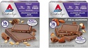 Atkins Endulge Treat Bars, Crunchalicious & Almond Craze Okusi, 1-2g Net Carbs, 1g sladkor, Dobra Fiber Vir, Keto prijazno, 16 grof