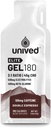 Unived Elite Gel 180-2:1 Razmerje preprostih in kompleksnih ogljikovih hidratov z Beta Alanine & Essential Electrolytes - za vzdržljivost Athletes Runners & Cyclists - 180kcal - Double Espresso - 100mg Caffeine - Paket 6