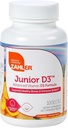 Zahler Junior D3 Žvečljivi 1000IU, otroci Vitamin D, Odličen okus žvečljivi vitamin D za otroke, Optimalni vitamin D3 1000 IU za otroke, Certified Kosher, 240 Žvečljive tablete