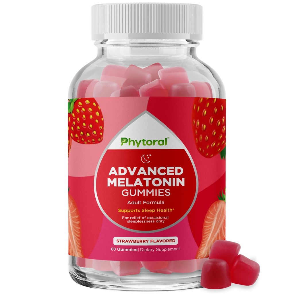 Melatonin Gummy Vitamini spanje dodatek - naravni odrasli Melatonin Gummies 5mg globoko spanje dodatek - 5mg Mood podpora nemirne Gummies in nočne imunitete
