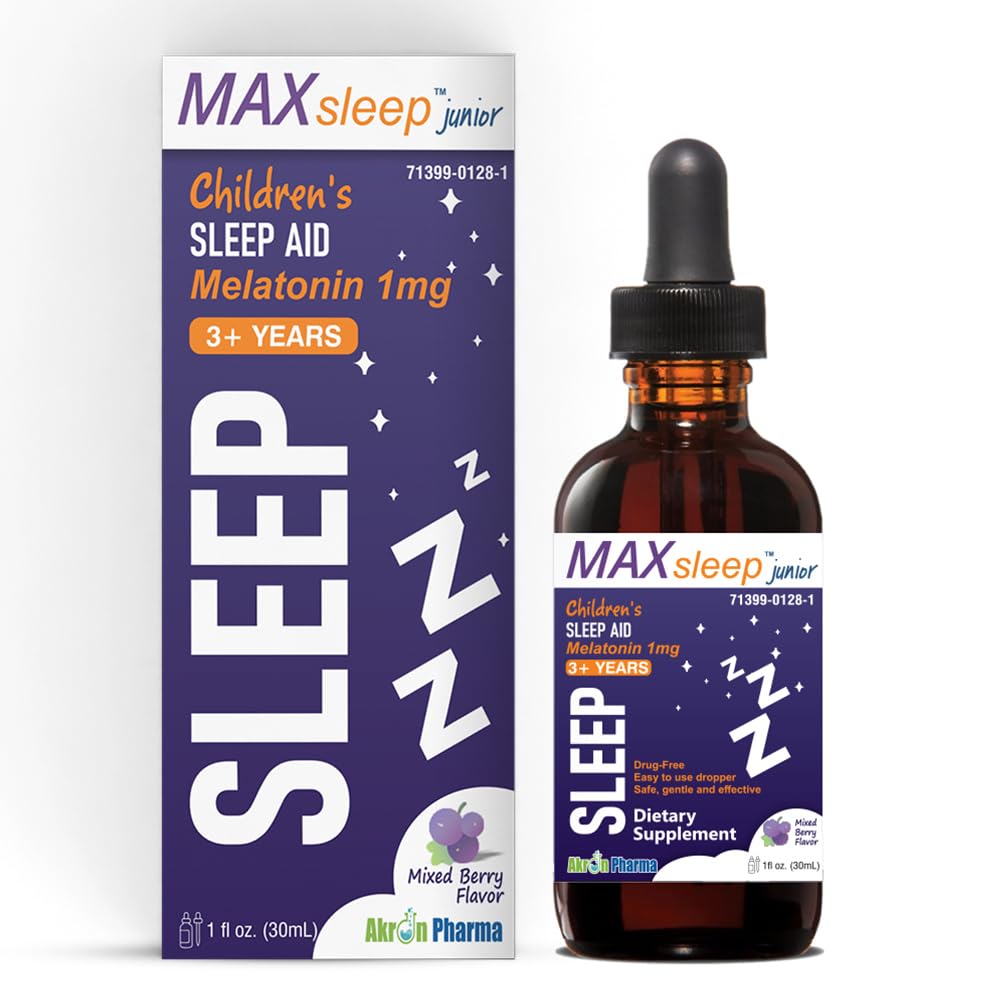 MAX Spanje mlajši za otroke - Melatonin spanje kapljice za sladke sanje