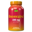 Resveratrol 1000mg, ki ga Alfa Vitamini - močan antioksidant, pomaga preprečiti poškodbe celic - Podpira delovanje možganov, kardiovaskularno zdravje, Presnova, anti-aging učinki - 60 kapsul