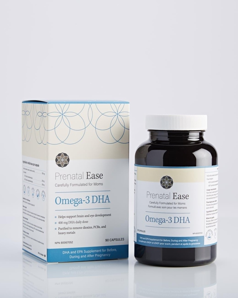 Omega-3 DHA, Omega-3 Maščobne kisline za pred, med in po nosečnosti, 45-dnevno oskrbo