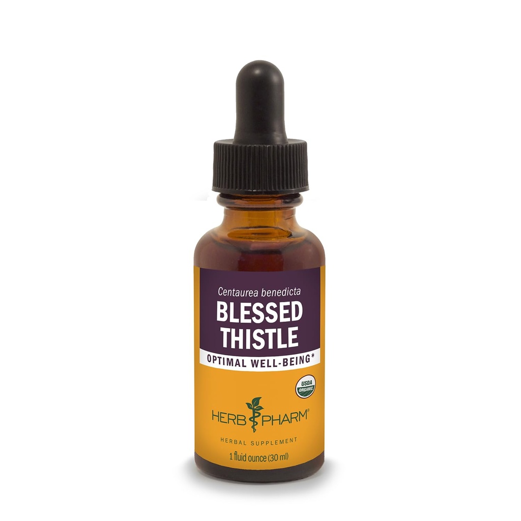 Herb Pharm Certified Organic Blaženi osat tekoči ekstrakt - 1 Ounce