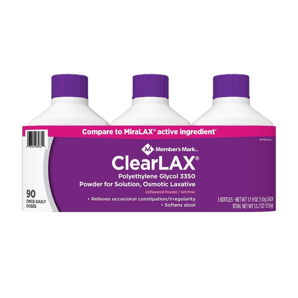 Mark ClearLAX (17,9 Ounce, 3 paketi)