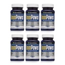 American BioSciences ImmPower AHCC Supplement 6-Pack, okrepljena imunska podpora, naravna ubijalska celična aktivnost in proizvodnja citokina, 30 vegetarijanske kapsule, 500 miligramov na kapsulo