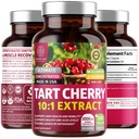 N1N Premium Tart Cherry Extract kapsule, 200 Veg Caps, 3000 mg, močan antioksidant, skupno zdravje in mobilnost, ne-GMO, Gluten Free, 200 Veggie Caps