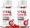 (2 paket) Vital Grow XL moški Gumies - moški uspešnosti Gumies 1050MG Vital GrowXL mešanica, Vital rast Gummy Napredno Gomitas Formula, 120 Gumies za 2 meseca