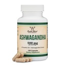 Kapsule Ashwagandha, 120 število (500mg ekstrakt 20:1 Potency) Adaptogen Stres Relief z dvojnim lesom