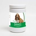 Zdrave pasme Basset Hound Salmon Oil Soft Chews 120 Število