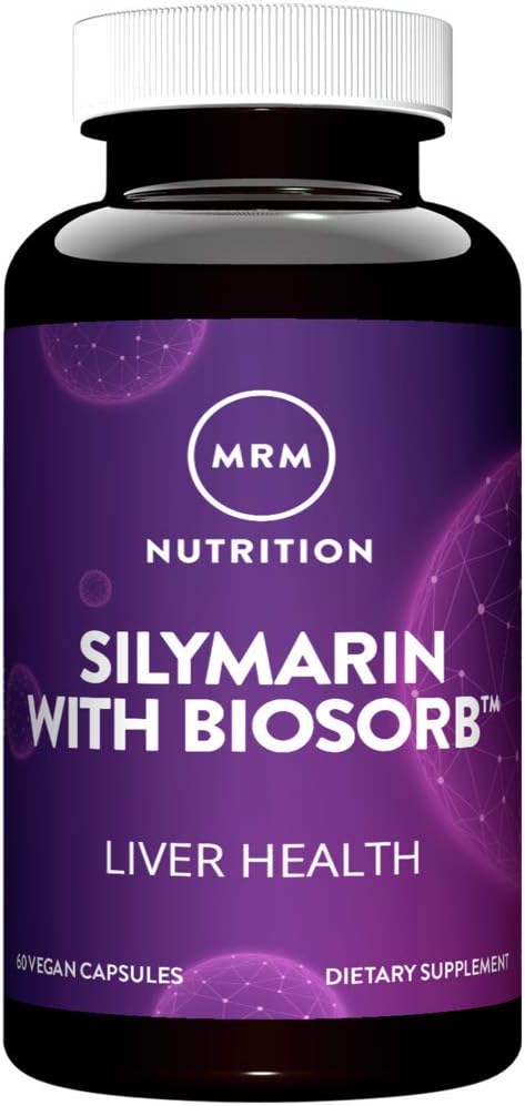 MRM, Silymarin z BioSorbom, izvleček iz mlečnega osliča, 60 Veggie Caps