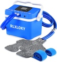 Enota za hladno terapijo za lajšanje bolečin,Hladni terapevtski sistem z univerzalnim ledom za koleno, koleno, ramena, hrbet, Ice Therapy Machine z digitalnim časomerjem in prilagodljivo hitrostjo pretoka