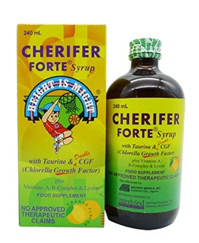 CHERIFER Forte Syrup s Taurin & Double Klorella rastni faktor 240ml