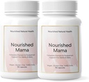 Prehranjena mama Prenatal Multi Vitamin - Vegan multivitamin za predkoncepcijo, nosečnost, postpartum in dojenje Podpora - Iron-free z metiliranim Folat & visoki odmerek Choline - 180 kapsul