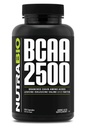 NutraBio – BCAA 2500 – Razvejane verige aminokislin – Podpora za rast mišic in preprečevanje razčlenitve mišic – 250 kapsul