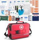 Celoviti kompleti prve pomoči- Napredne Trauma kompleti z označenimi oddelki, velike nevarnosti medicinske komplete za avtomobile, Domov, Camping in zunanje nevarnosti -324Piece komplet