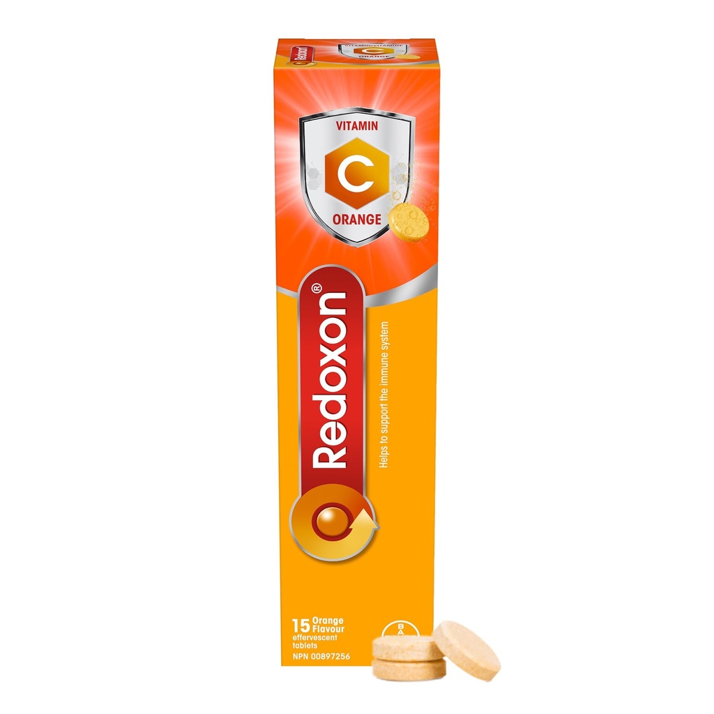 Redoxon Orange Vitamin C Šumeče tablete 15 Oranžne šumeče tablete