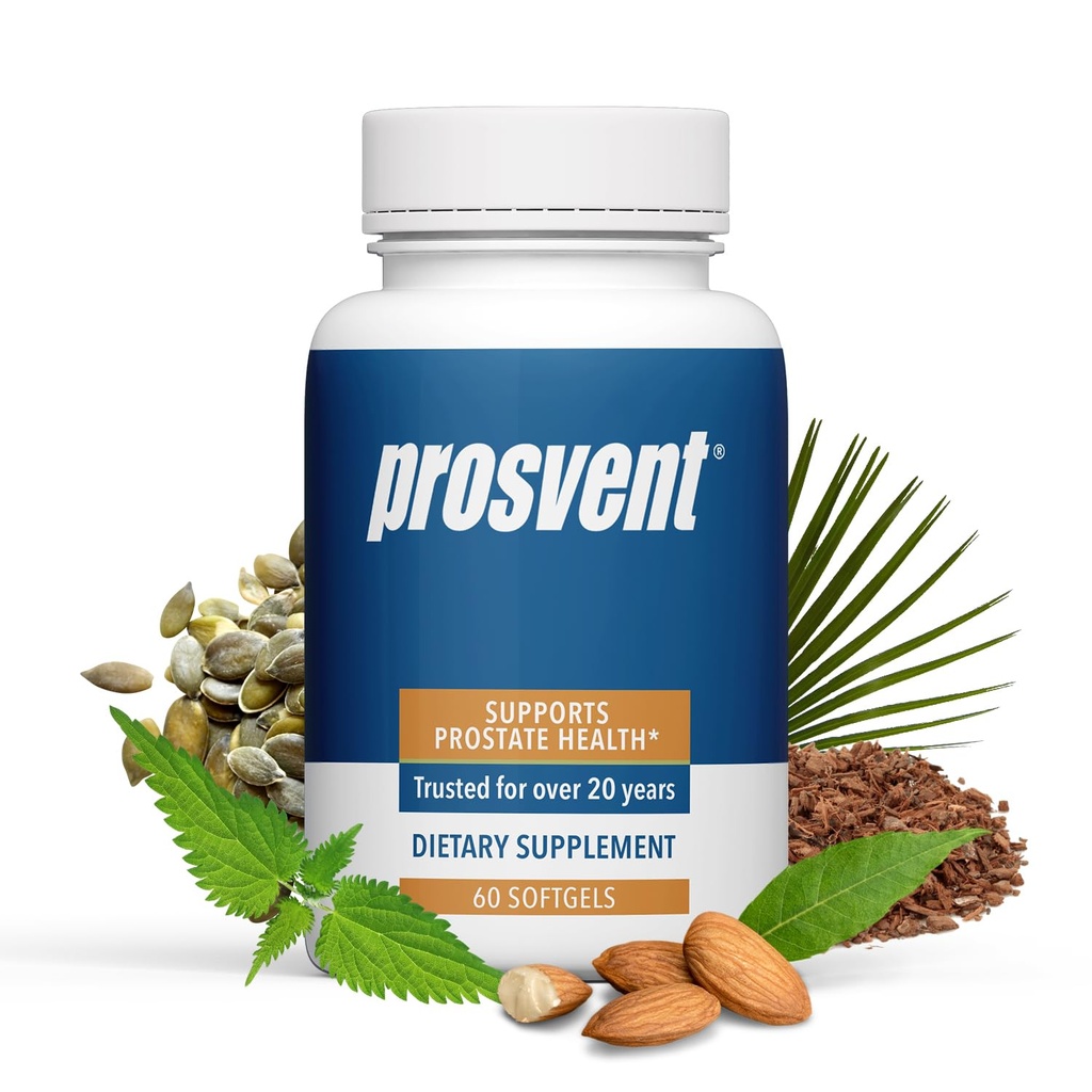 Napredna moška prostatna podpora Naravni dodatek z žago Palmetto, Vitamin D, in cink za lažje uriniranje frekvence in urgence (60 števec)