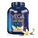 Vega Sport Vegan Protein Powder + Recovery - 30g Protein na osnovi rastlin na serviranje, Vanilla, 45 Serving, 5g BCAA, Probiotics, NSF Certified, For Shakes & Smoothies, 4,1lbs (Packaging May Vary)