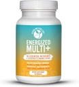 Energized Multi - Močni multivitamin s 40 Popolnoma biorazpoložljive Hranila B kompleksni vitamini, Vitamin D, Vitamin C, Vitamin K, Cink, Quercetin, Kalcij, Magnezij v Alkalizacijskih oblikah - 180 tablet