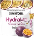 Hydralyte Shay Mitchell Electrolyte Powder Packets, Nizki sladkor hitro rehidracija, Hidracija Prašek za toploto, potovanja, telovadba in Bachelorette Stranke (Passion Fruit)