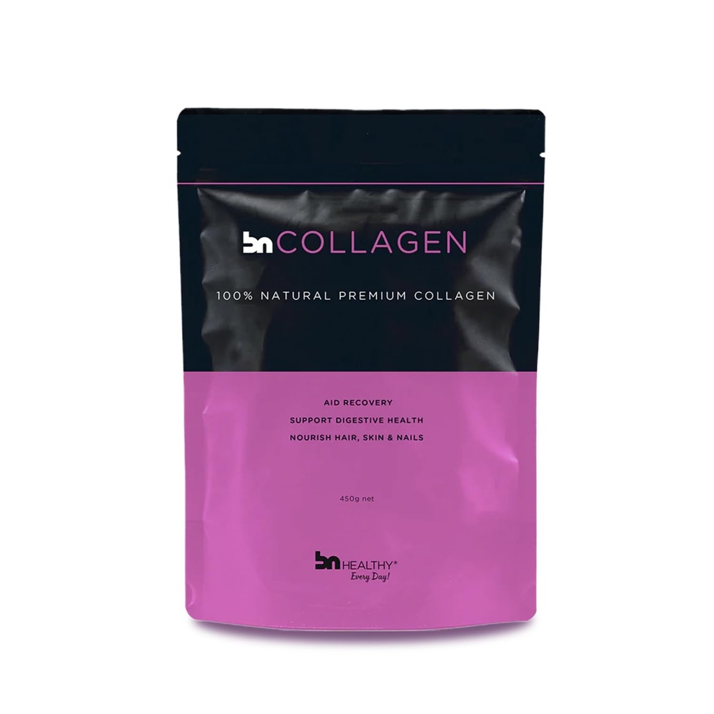 BNHealthy colagen peptidi v prahu za lase, kožo, nohte in sklepe - Premium goveji kolagen - 100% brez okusa Formula z 13,5 g beljakovin na serviranje