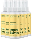 ATTITUDE pršilo za roke za odrasle in otroke, EWG preverjeno, ubije bakteria in Germs, Vegan, Lemon Leaves, 3,38 Fl Oz (Spray steklenica) (Pack z 6)