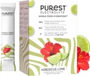 Know Brainer Purest Electrolyte Hibiscus Limete Powder Packets – Hidracija celotne hrane - Organski zamrznjeni sadeži in solarne morske soli za končno elektrolitsko ravnovesje